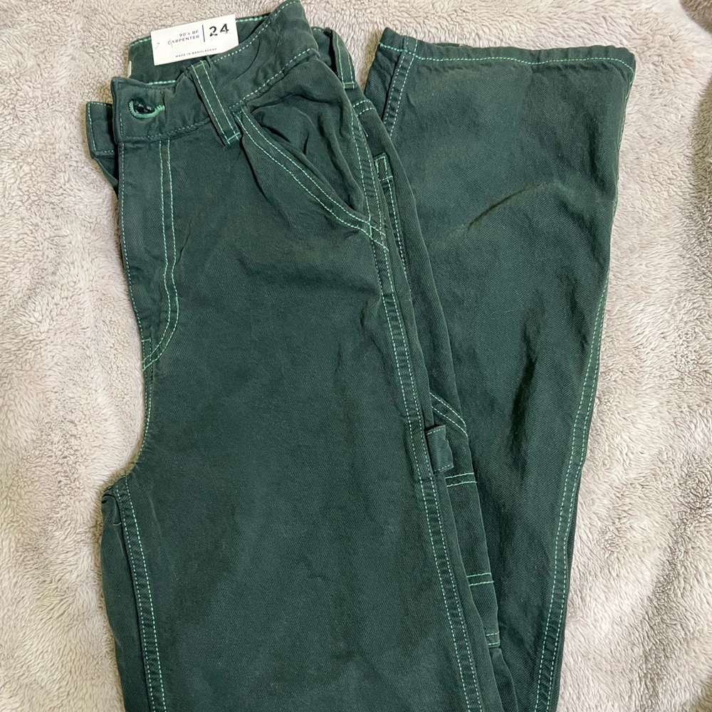 brand new with tags green carpenter bf jeans